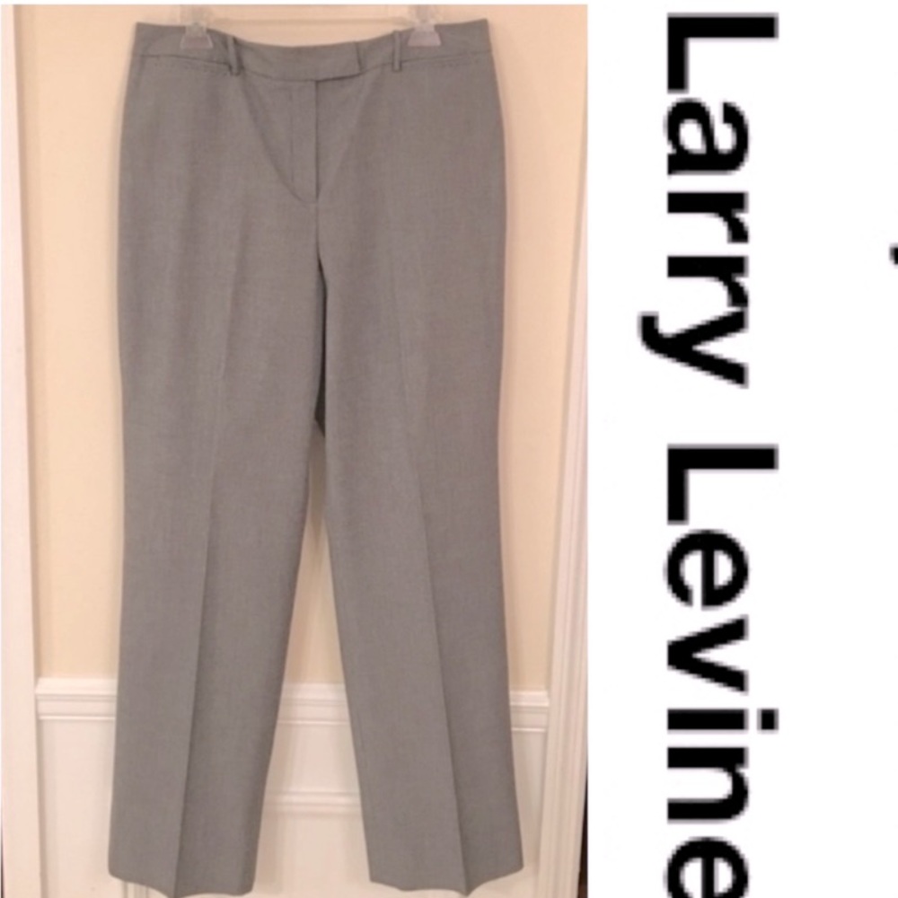 Larry Levine Stretch Women's Pants Size 12 Color: Black/White NWT